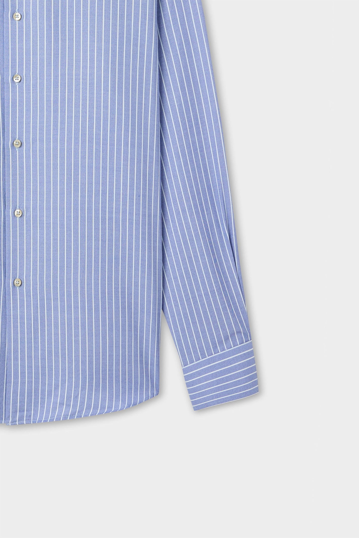 Ds Damat Regular Fit Lacivert Çizgili Gömlek