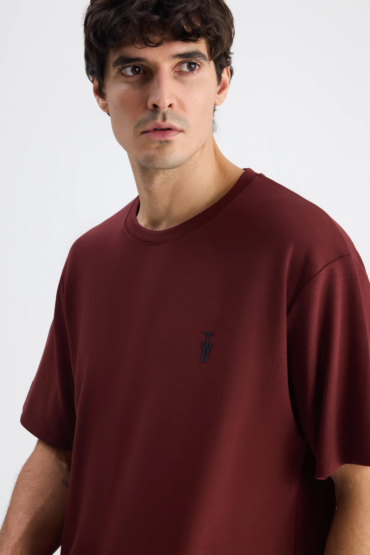 Twn Relaxed Fit Pas Düz T-shirt