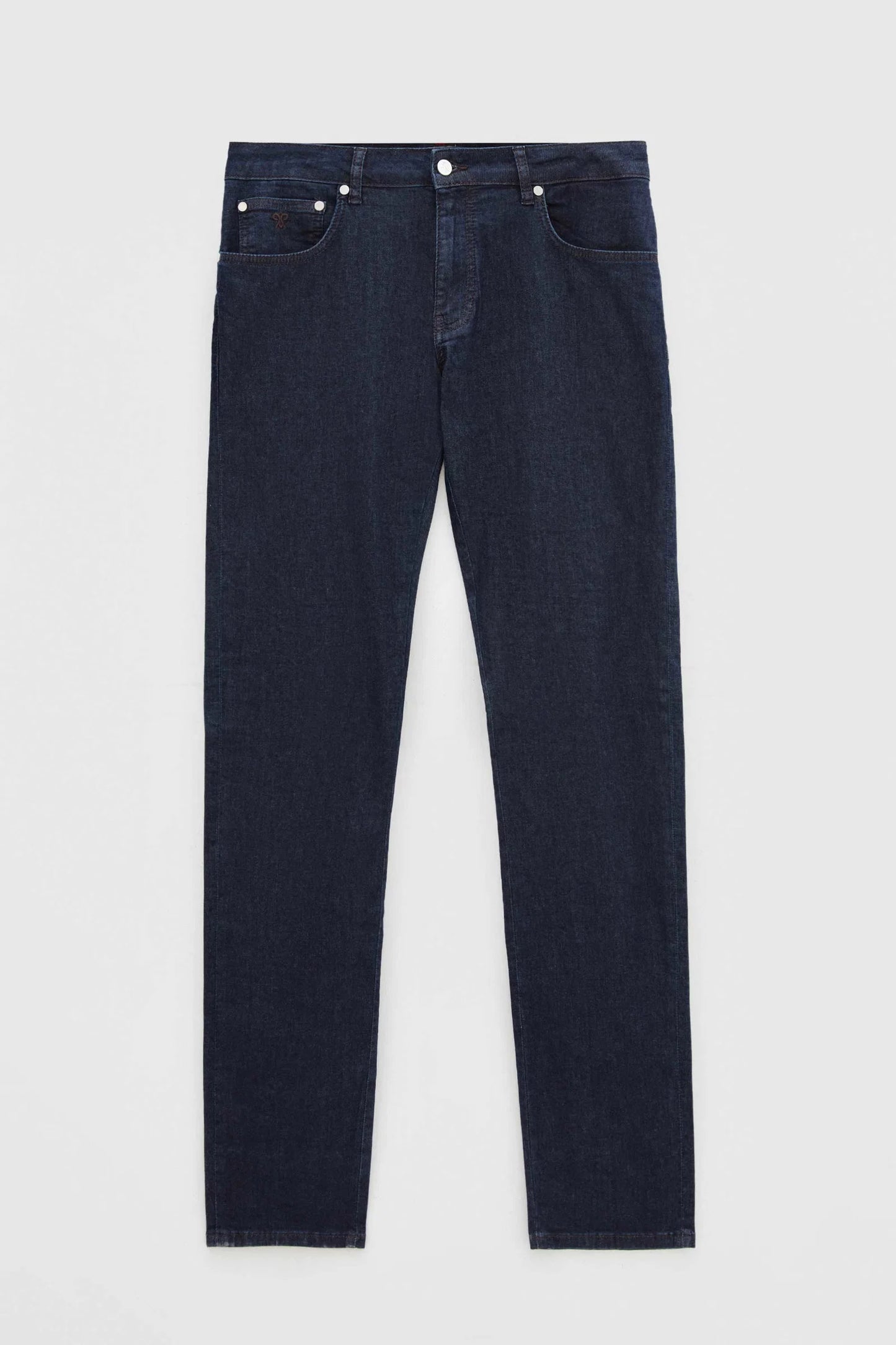 Damat Slim Fit Lacivert Denim Pantolon