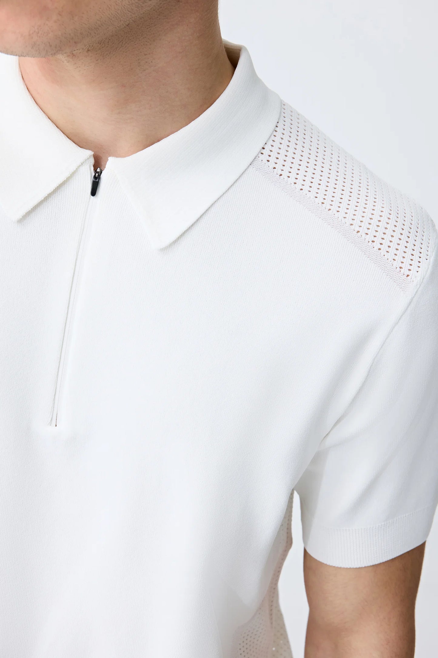 Tween Slim Fit Beyaz Triko