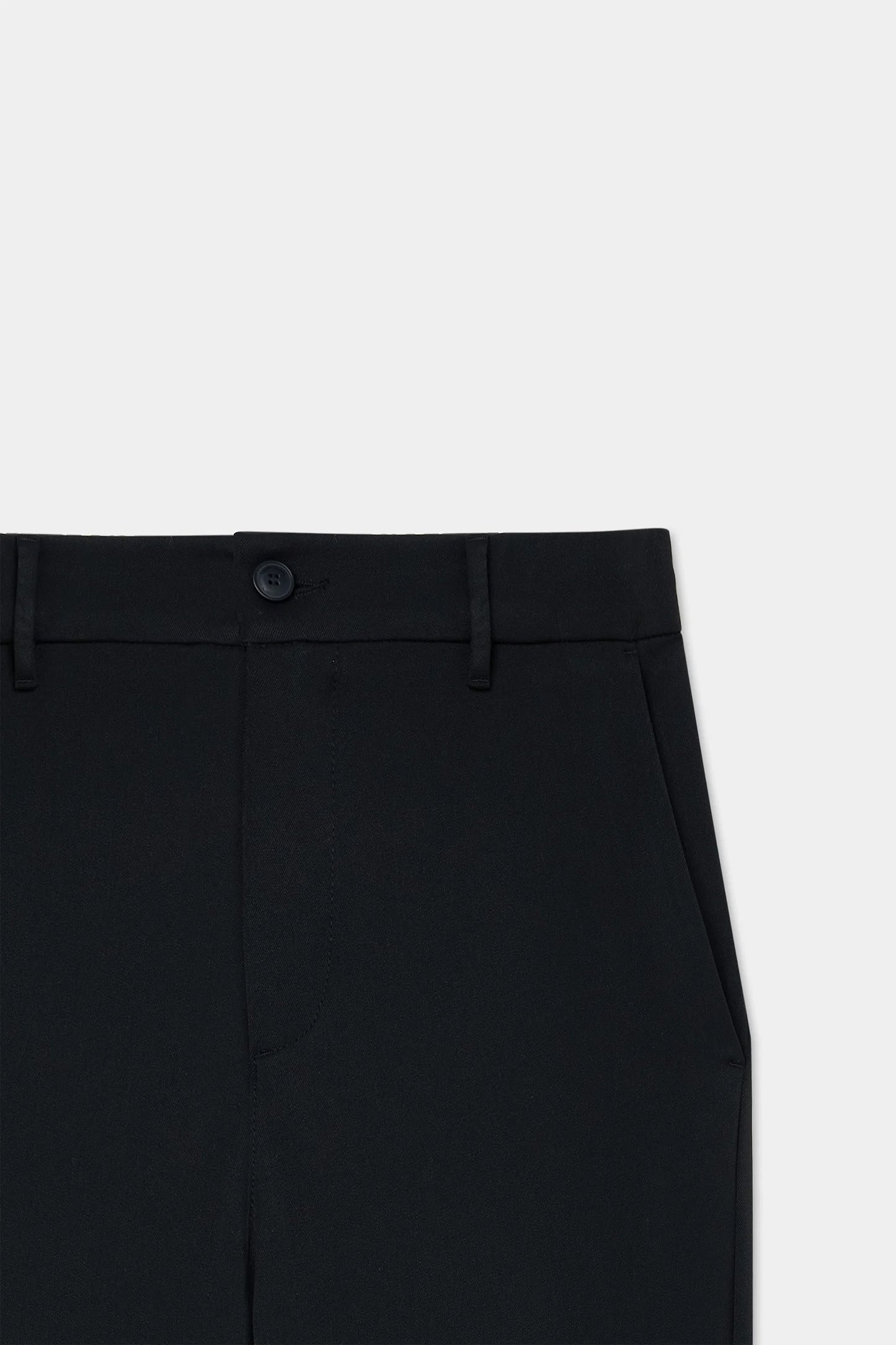 Tween Relaxed Fit (pilesiz) Siyah Düz Jogger Pantolon