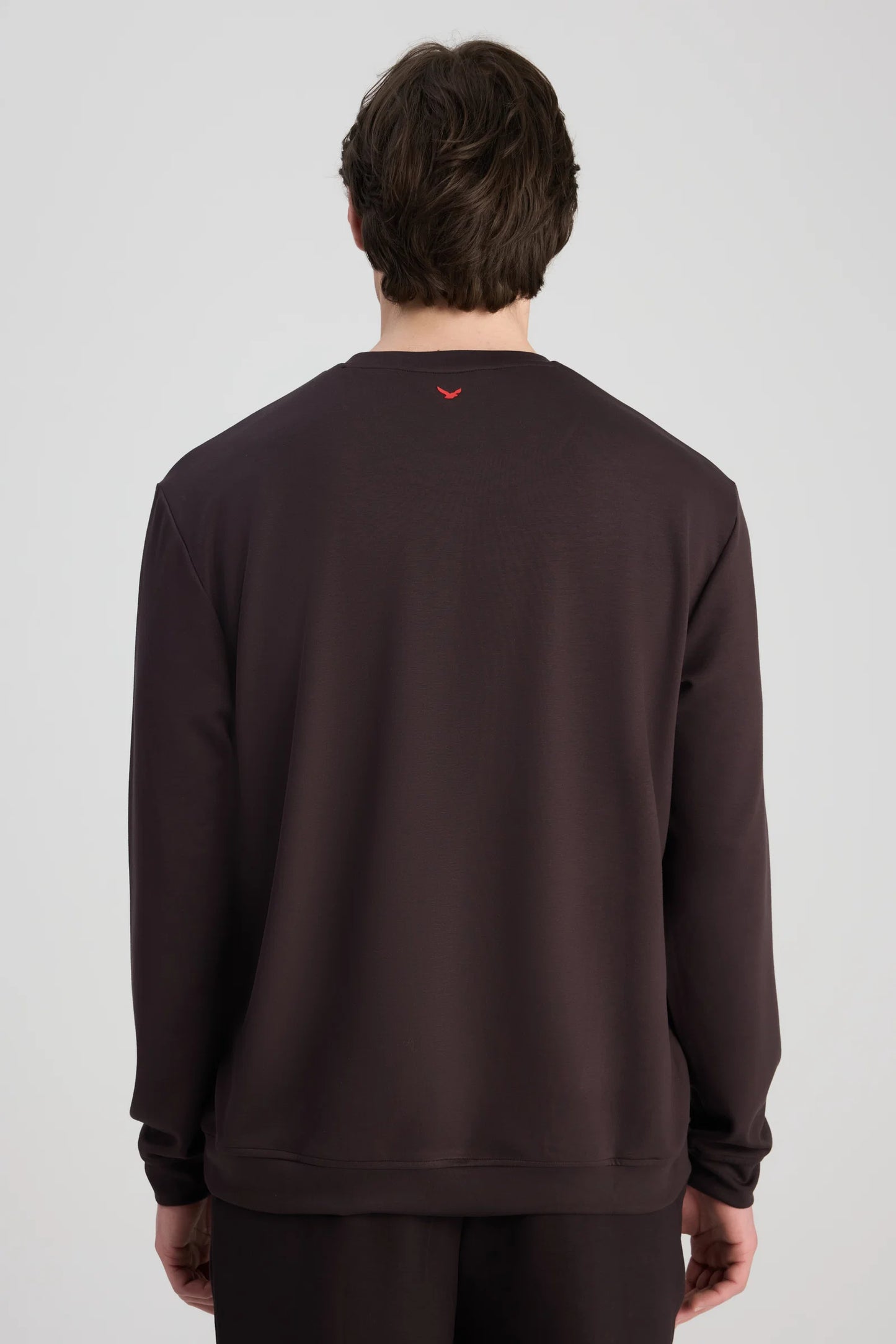 Ds Damat Regular Fit Kahverengi Düz Sweatshirt