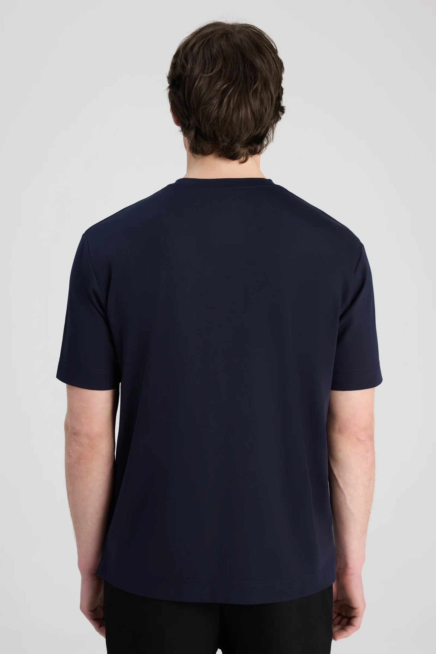 Ds Damat Regular Fit Lacivert Düz T-shirt