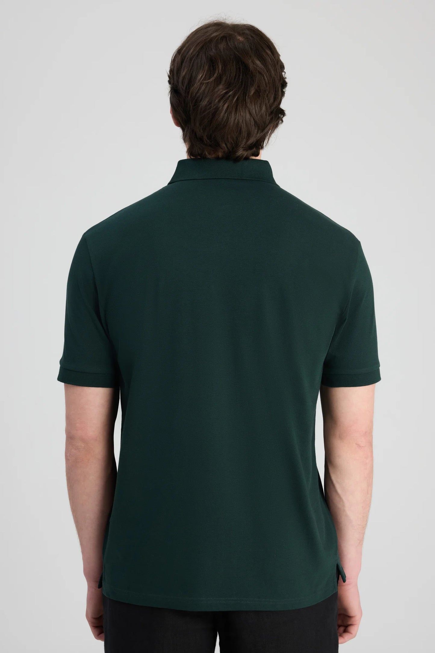 Twn Slim Fit Zümrüt Yeşili Pike Dokulu T-shirt
