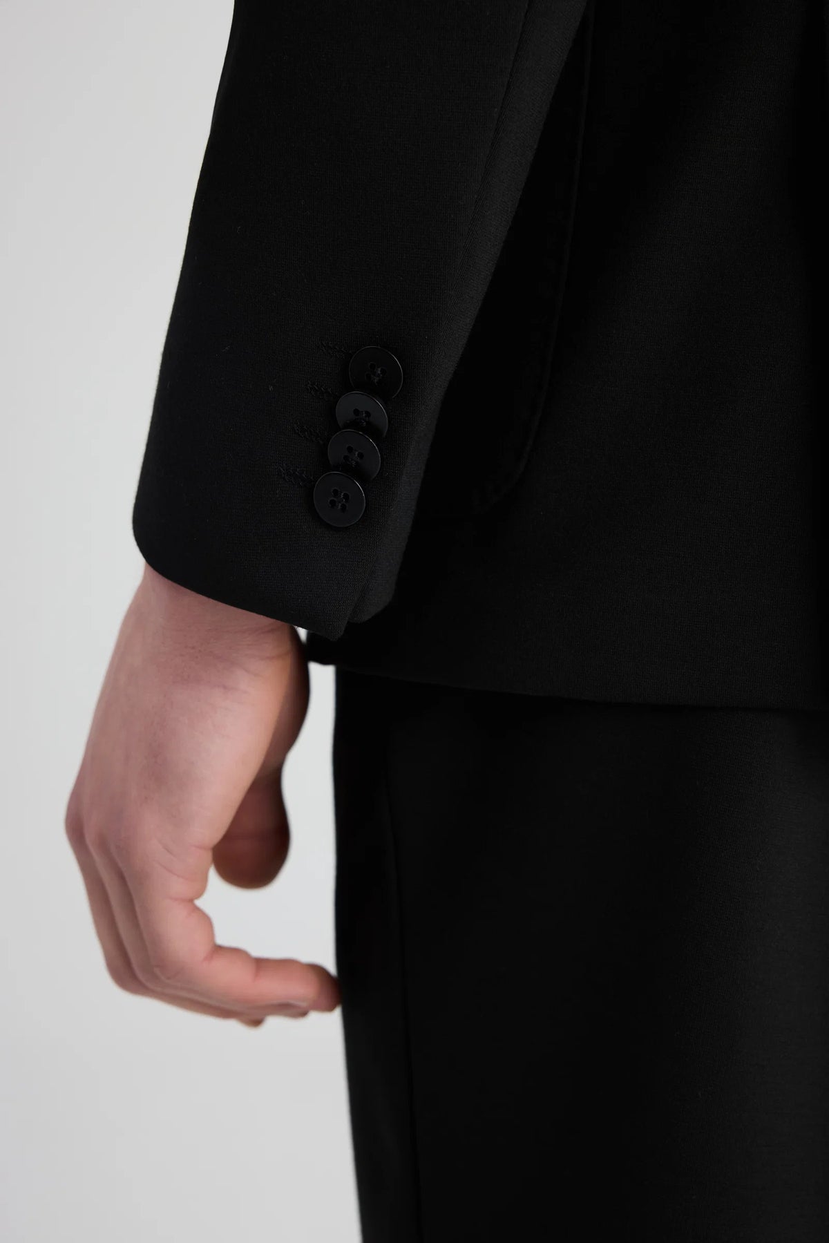 Ds Damat Comfort Fit Siyah Örme Takim Elbise