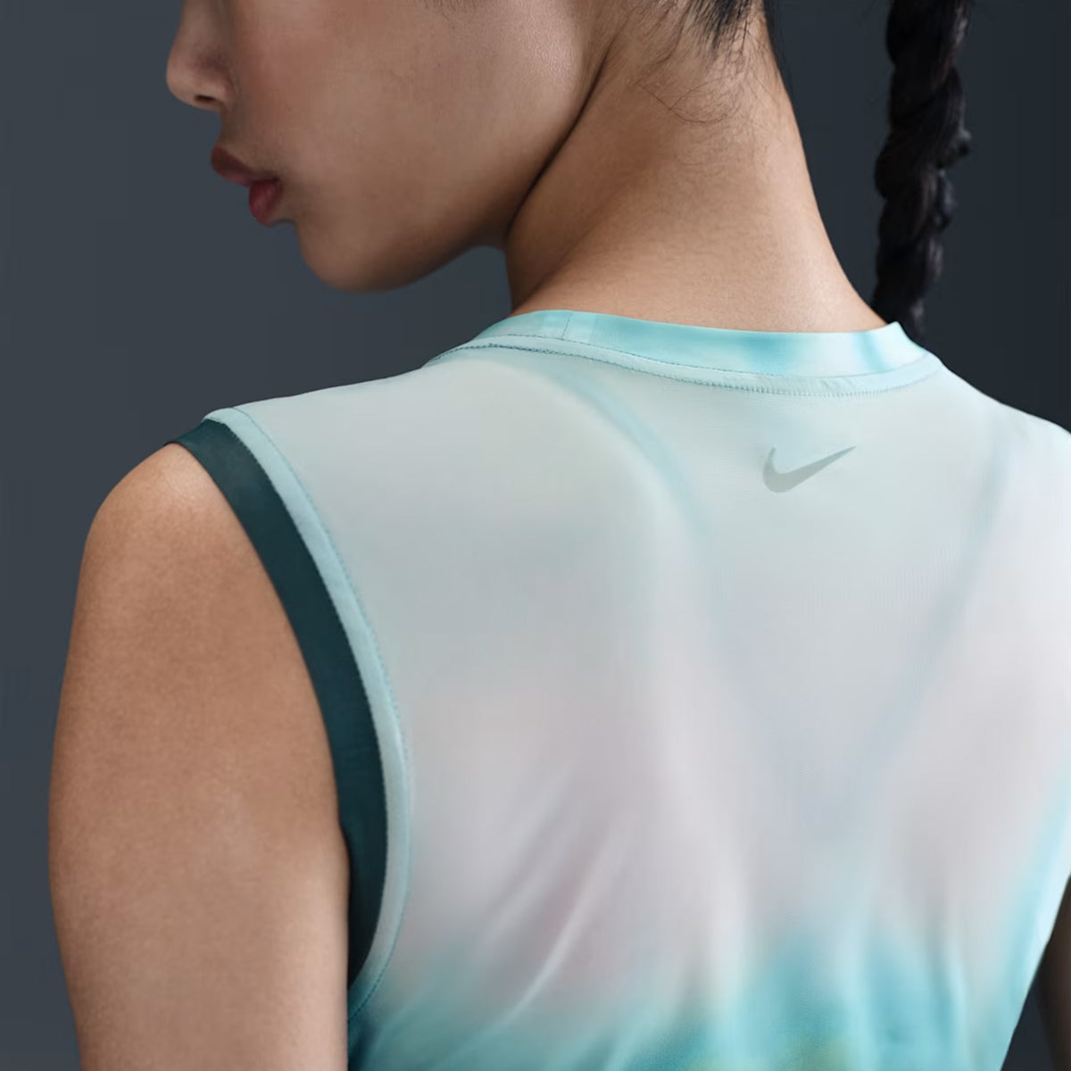 Nike Dri-fıt Nbnw Tank Aop Kadın Mavi Atlet