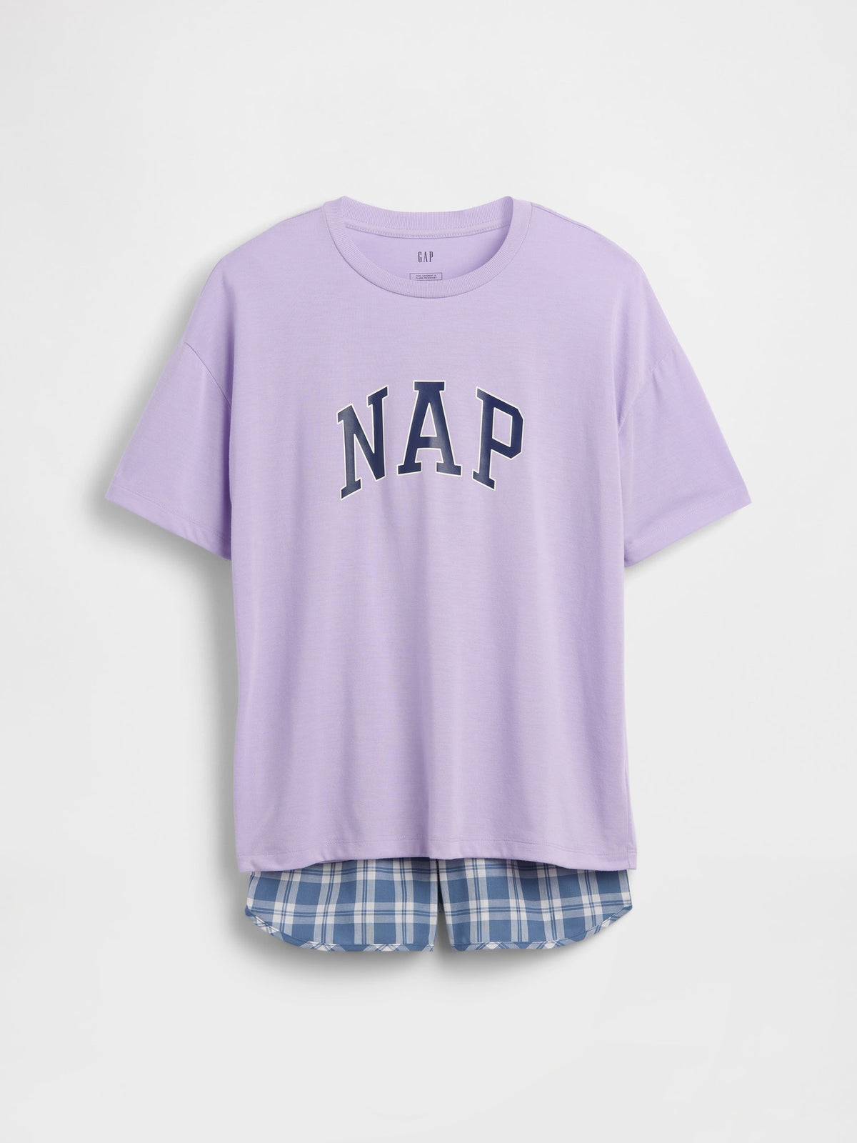 Lila Recycled Pijama Şort Takımı