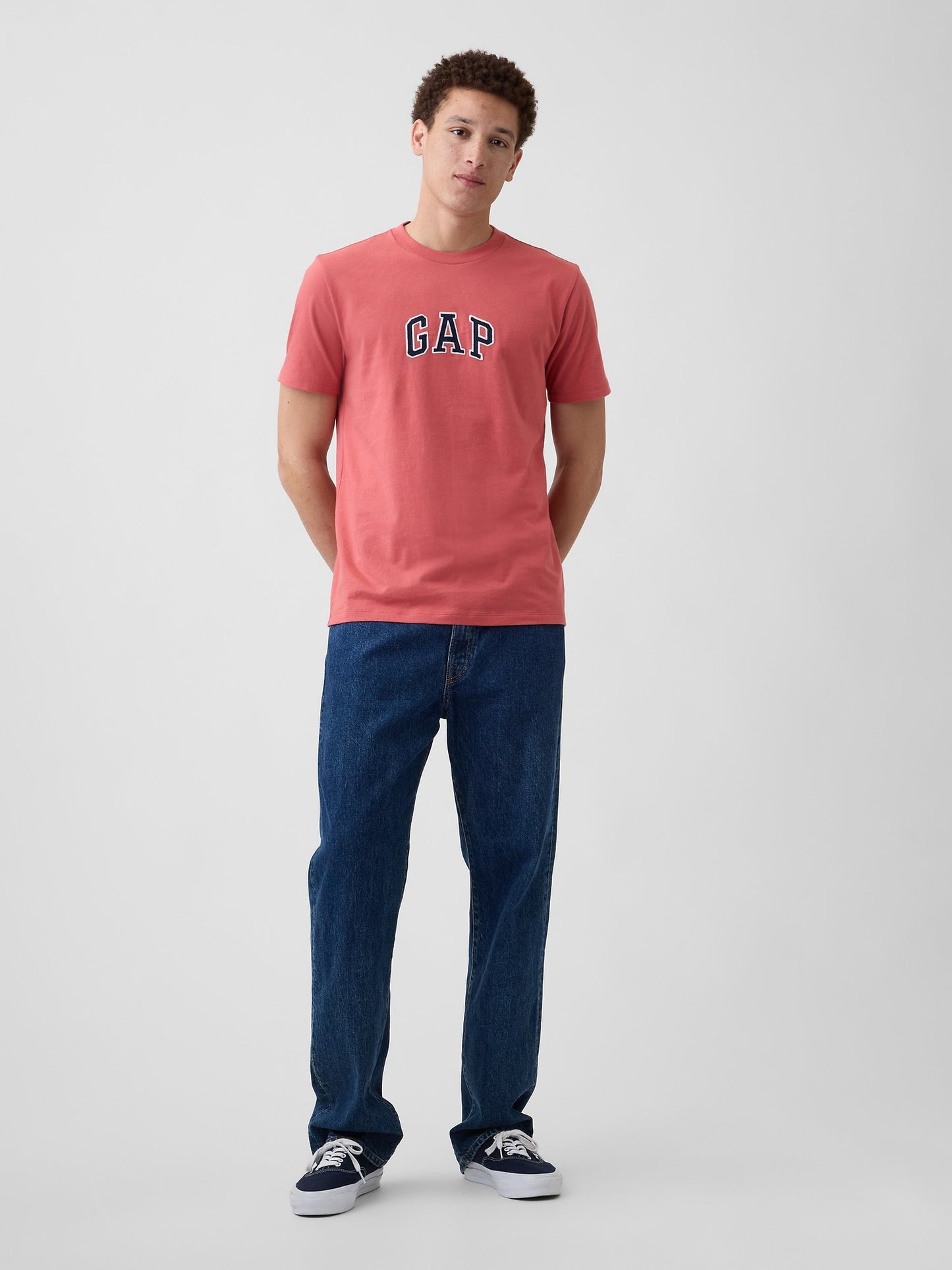 Açık Kırmızı Gap Logo T-shirt