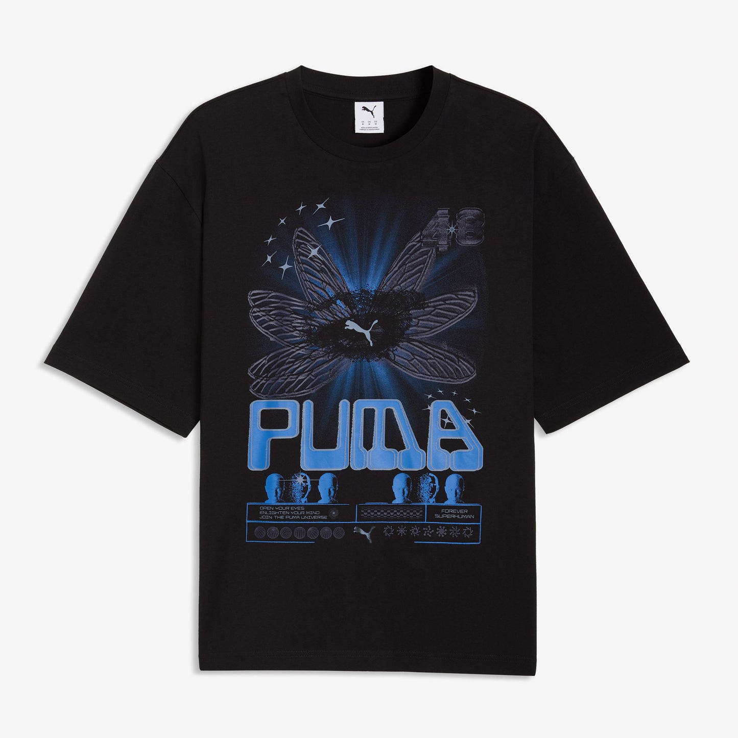Puma Graphic Erkek Siyah T-shirt