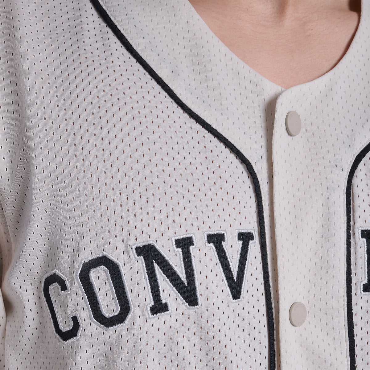 Converse Erkek Krem Baseball Forması