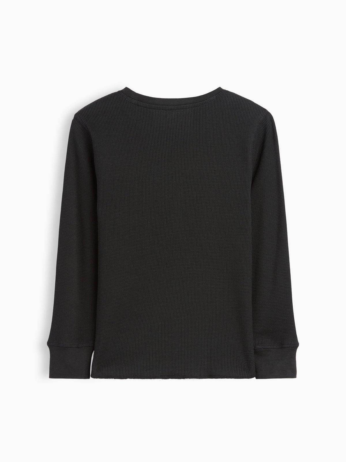 Siyah Gap Mini-logo Waffle-knit T-shirt