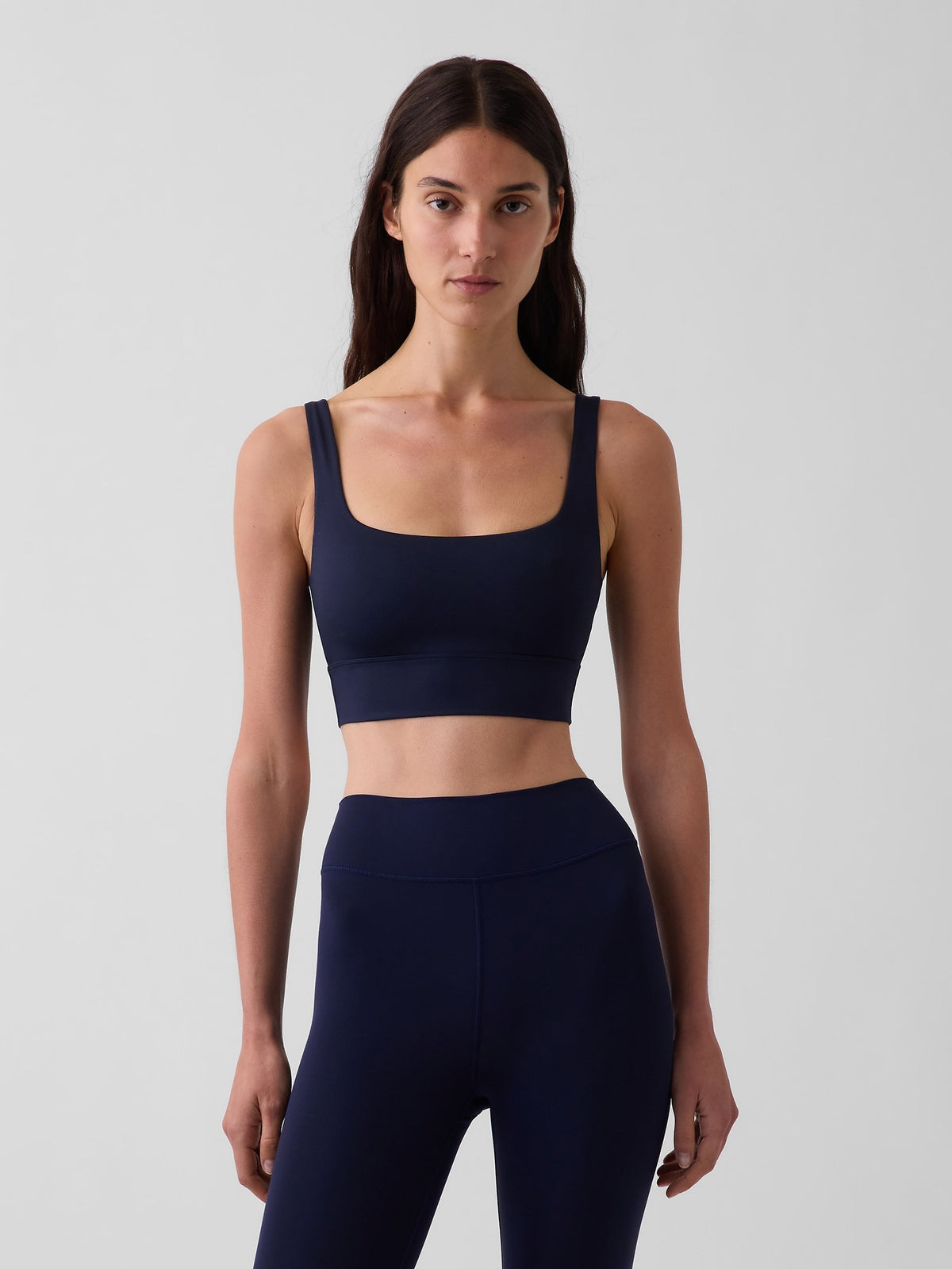 Lacivert Gapfit Smooth Square-neck Spor Sütyeni