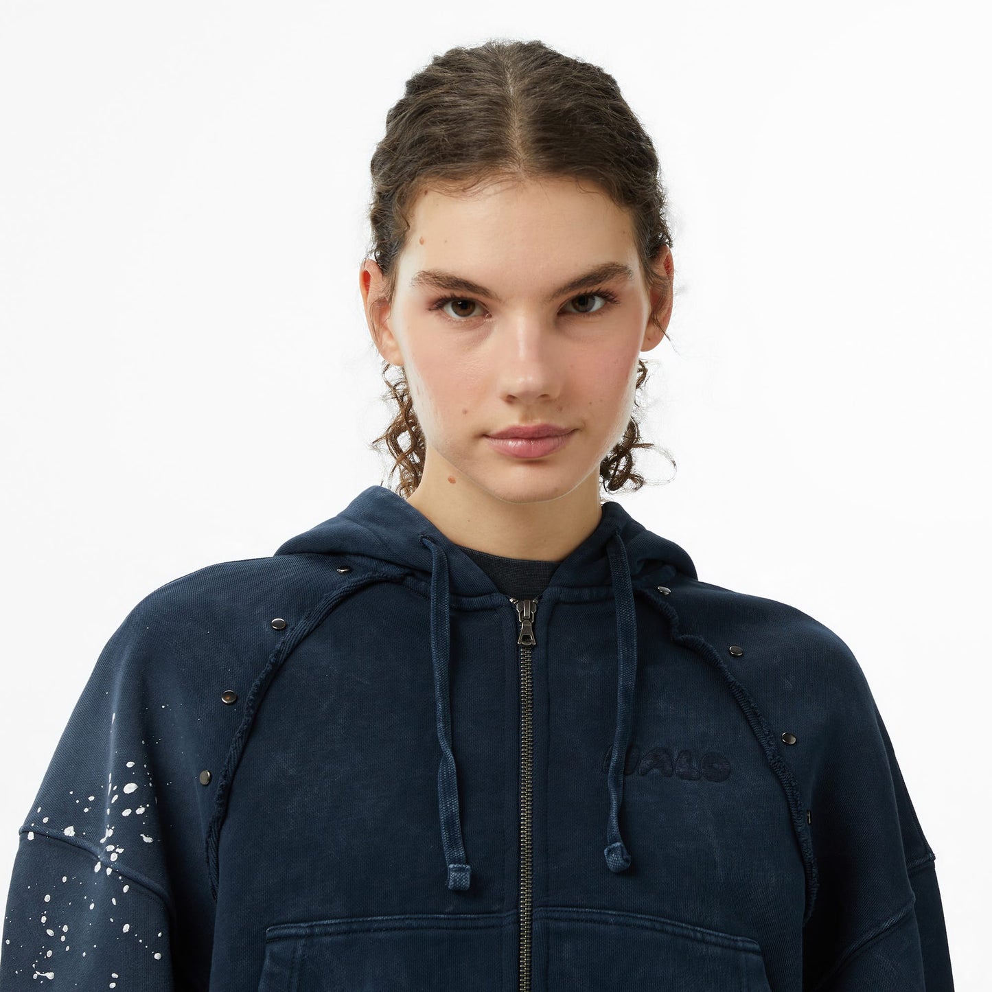 Les Benjamins Essentials 302 Kadın Mavi Sweatshirt