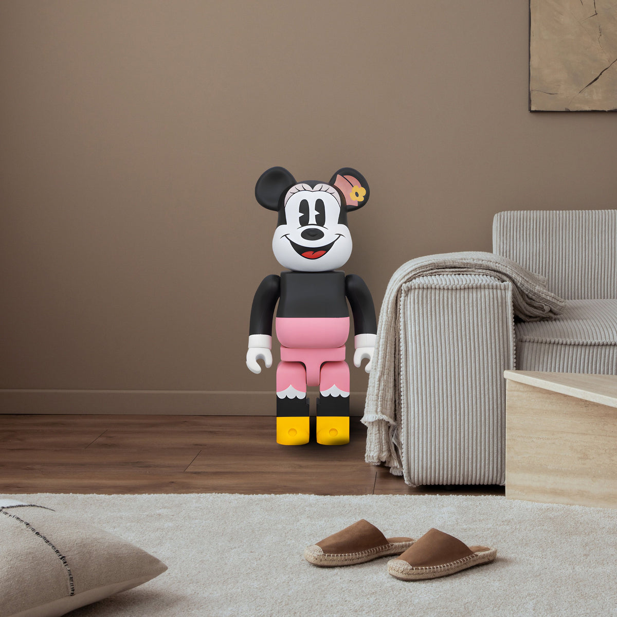 Bearbrick Box Lunch Minnie 70cm Renkli Figür