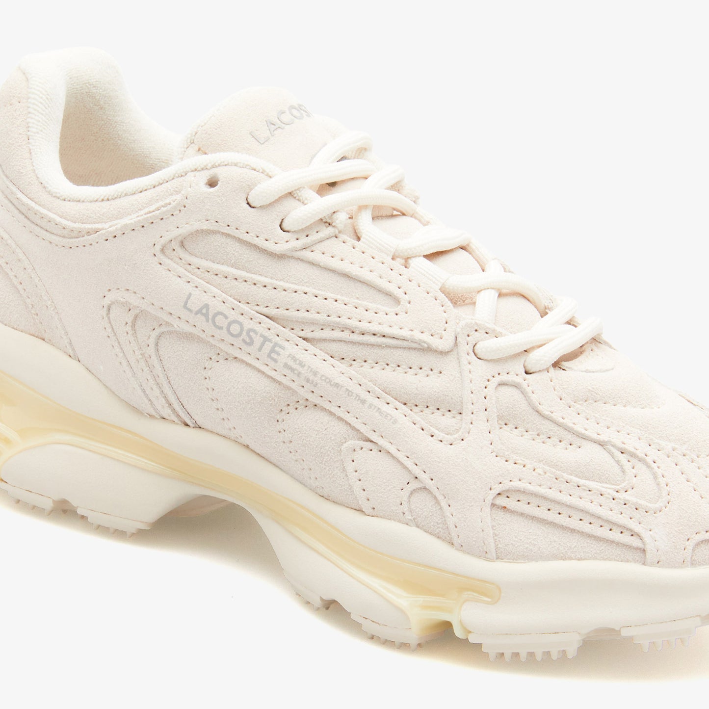 Lacoste L003 2k24 Kadın Krem Spor Ayakkabı