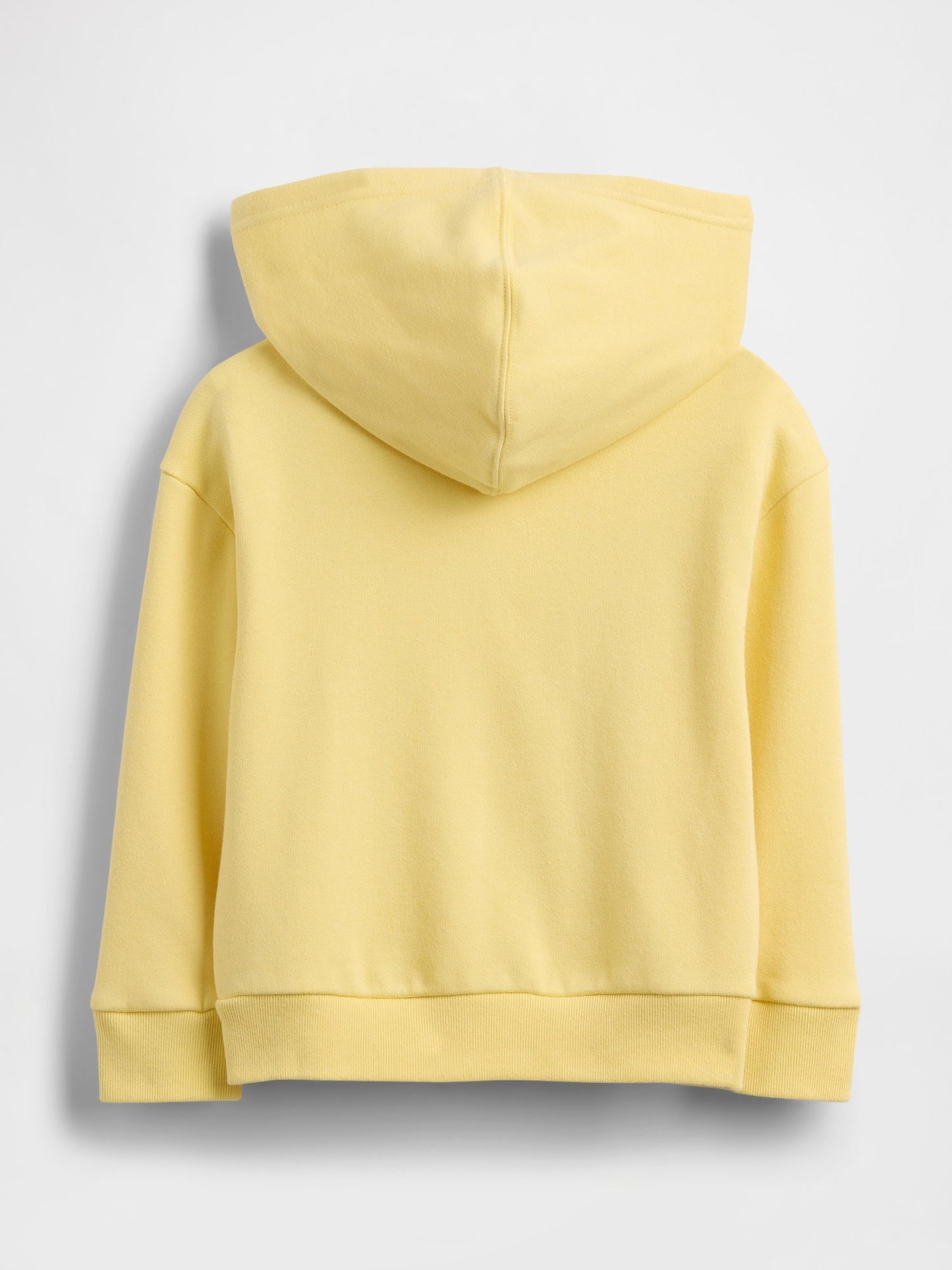 Sarı Relaxed Logo Fransız Havlu Kumaş Fermuarlı Sweatshirt