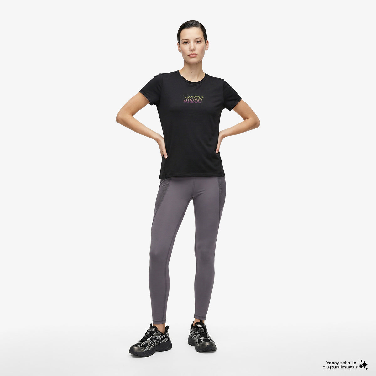 Anta Advanced Running Kadın Siyah T-shirt