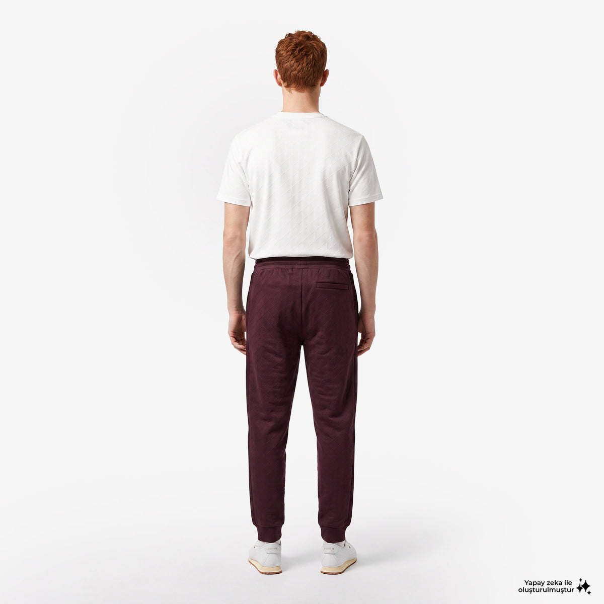 Lacoste Regular Fit Erkek Bordo Eşofman Altı