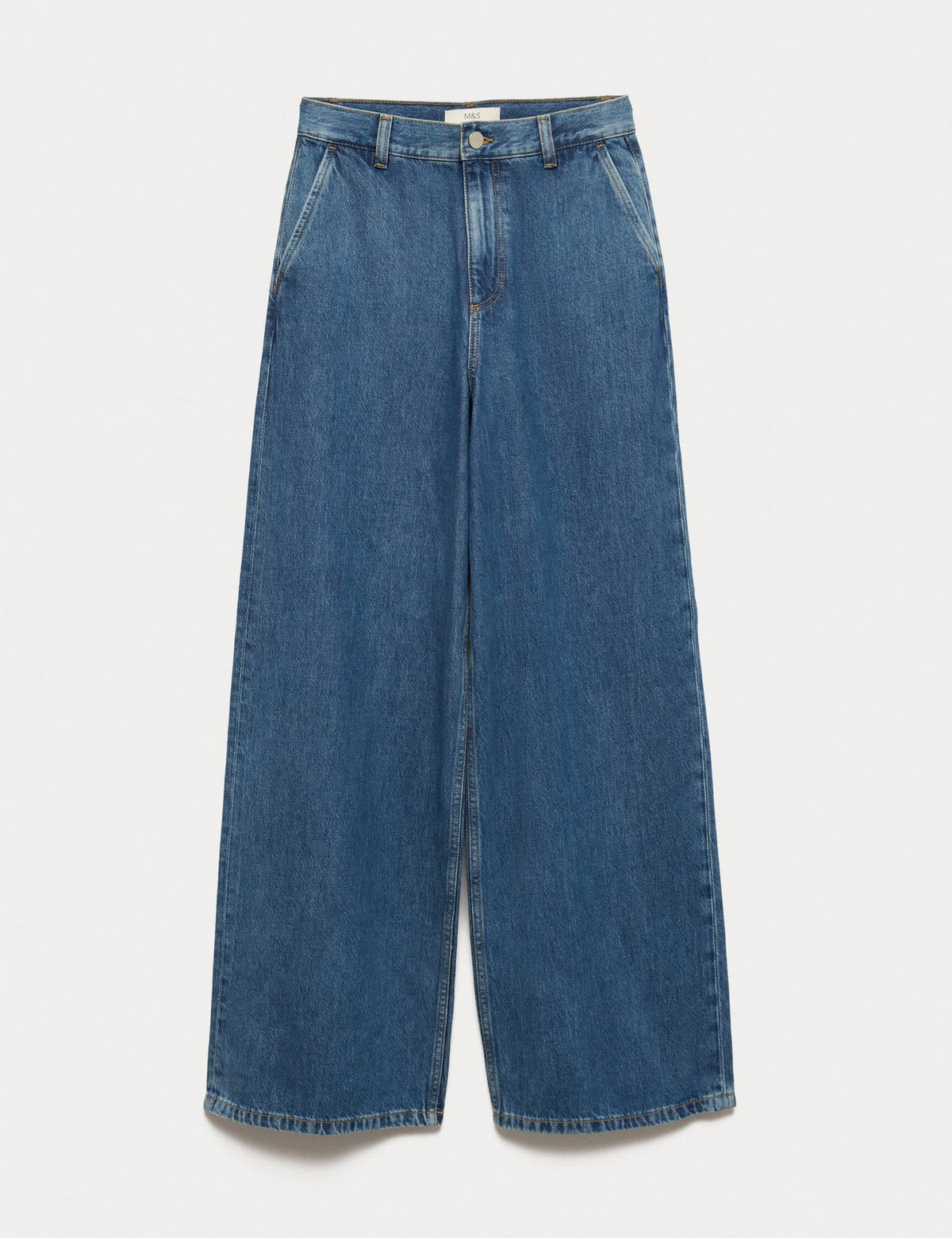 Geniş Paça Jean Pantolon