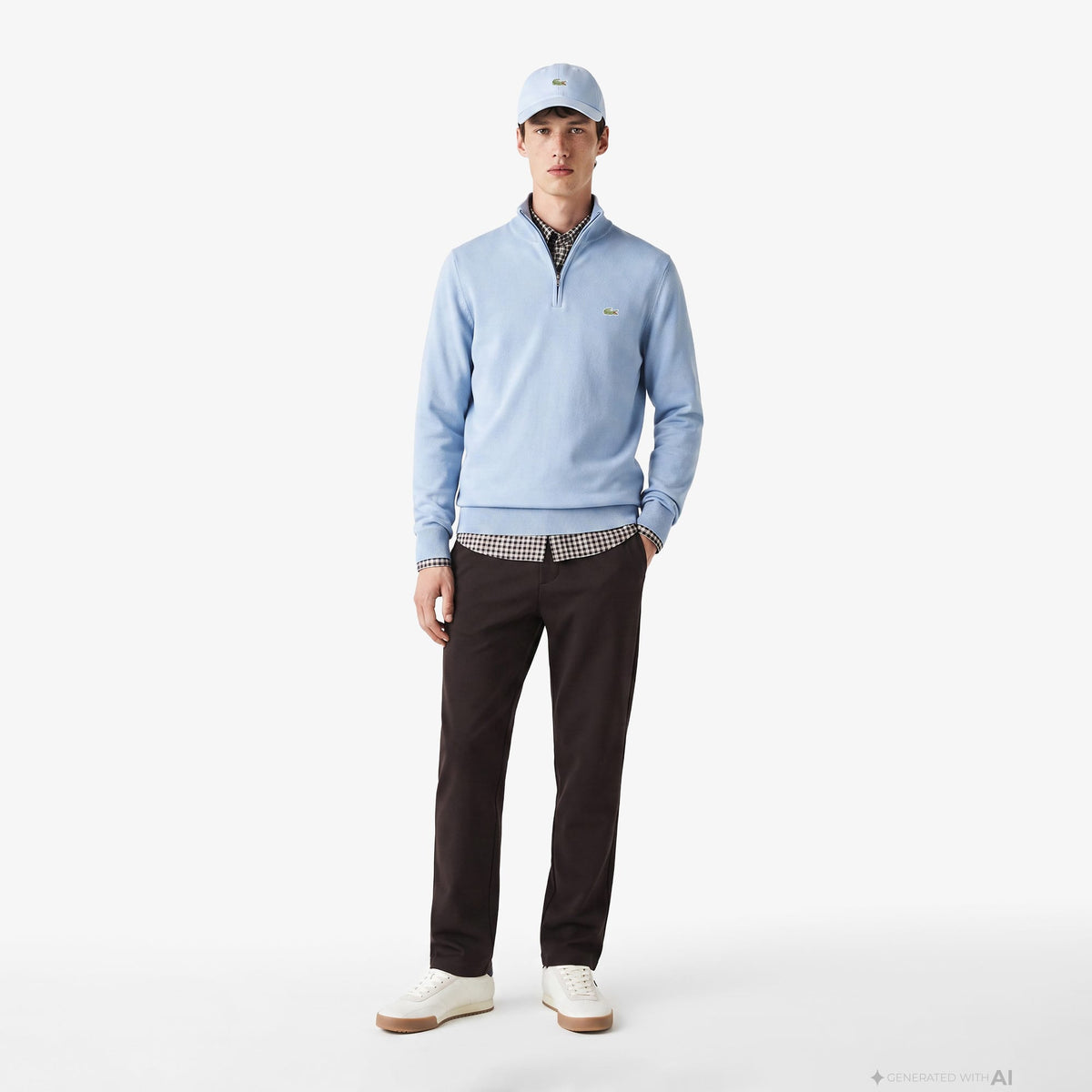 Lacoste Regular Fit Erkek Gri Kazak