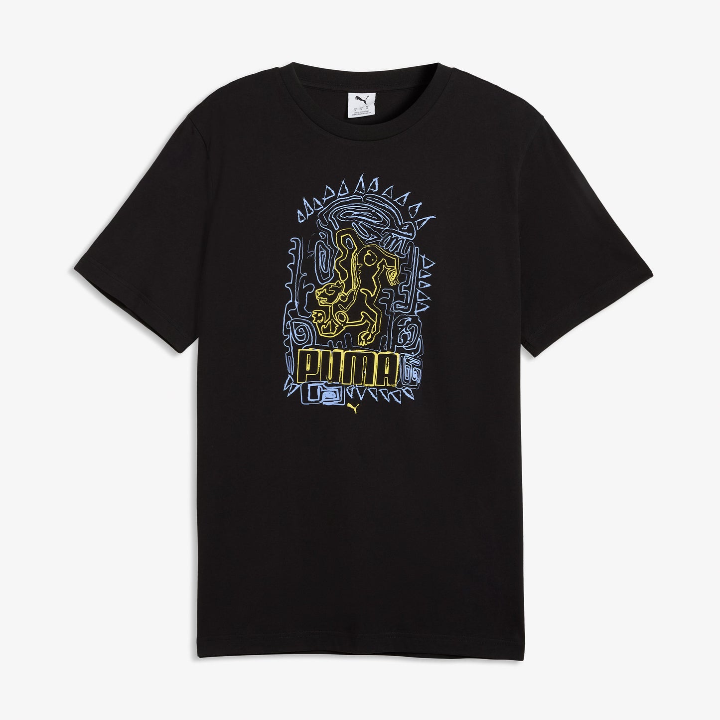 Puma Graphic Erkek Siyah T-shirt