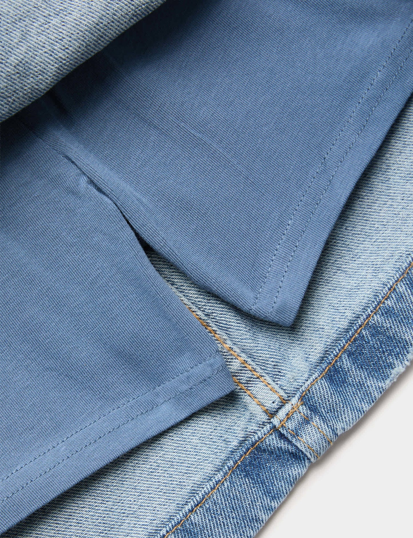 Denim Mini Etek
