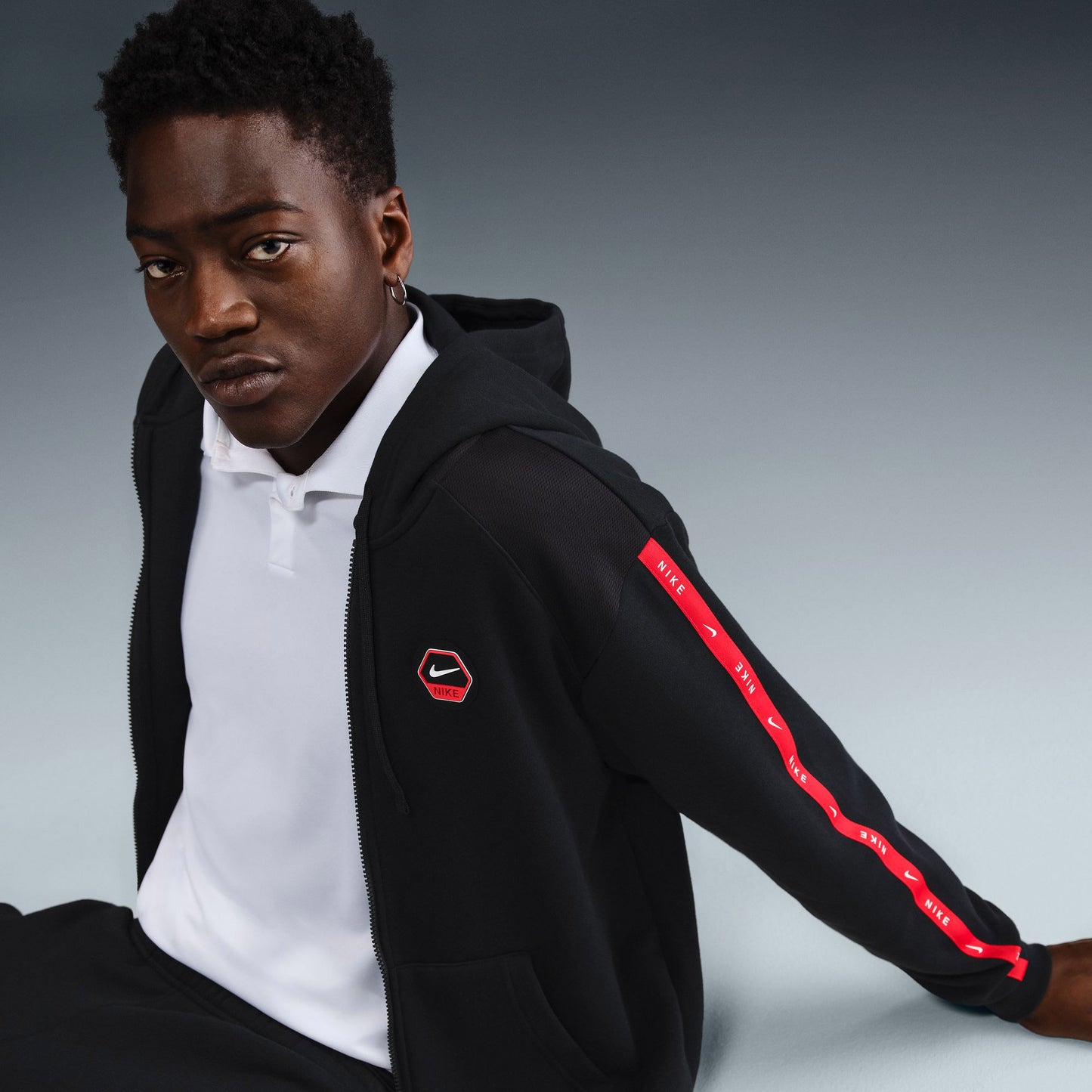 Nike Sportswear Cs Erkek Siyah Sweatshirt