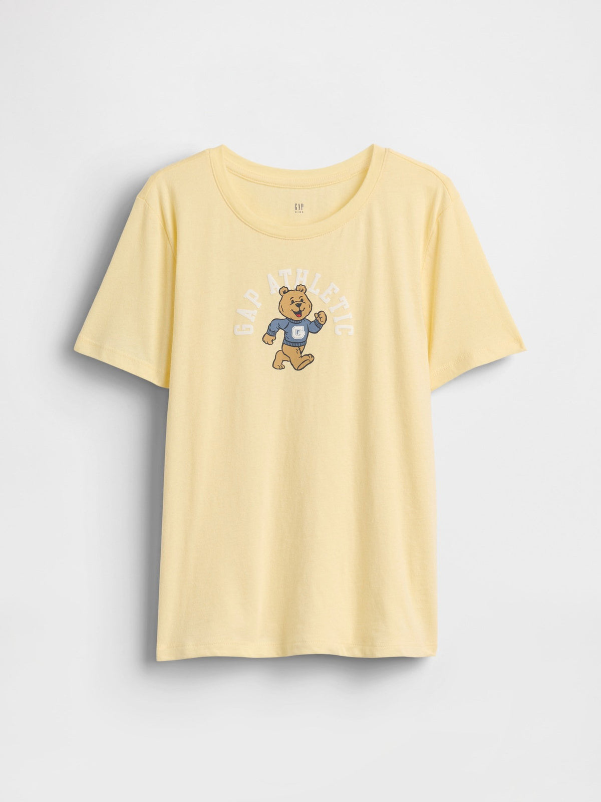 Sarı Grafik Baskılı T-shirt