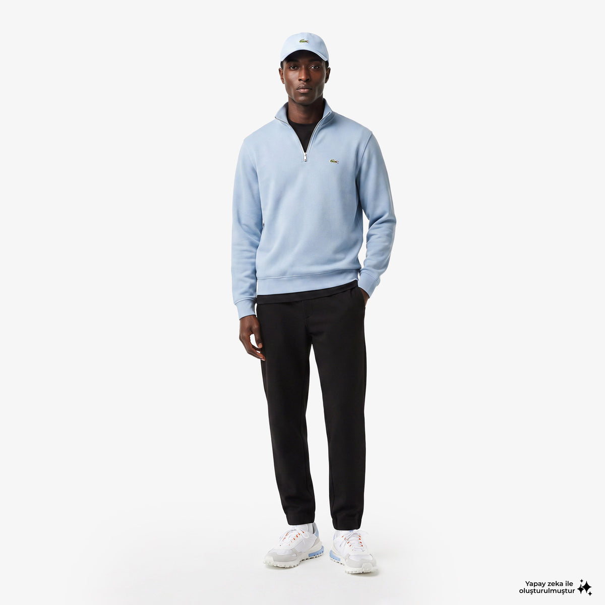 Lacoste Regular Fit Erkek Gri Sweatshirt