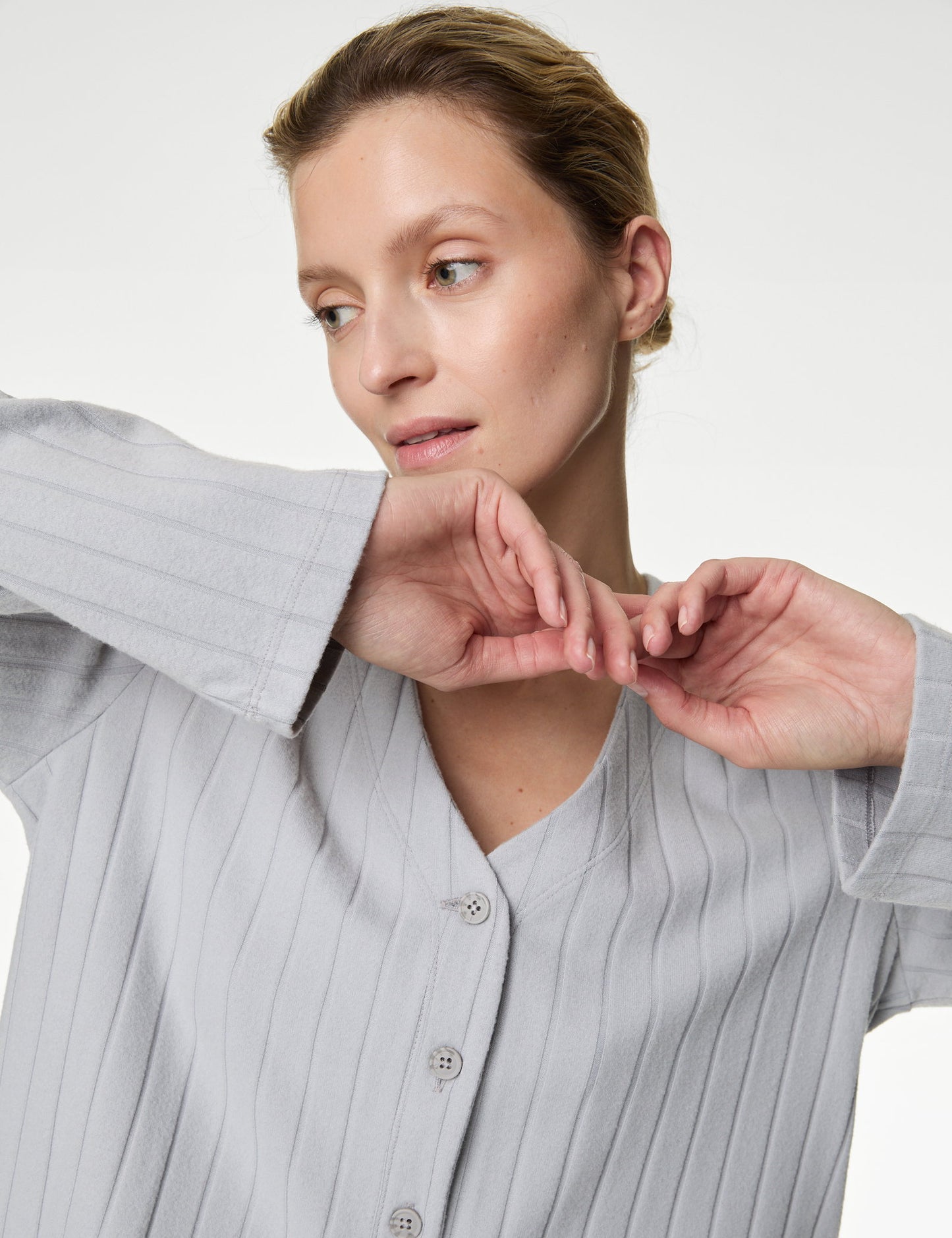 Yumuşak Dokulu Örme Pijama Takımı