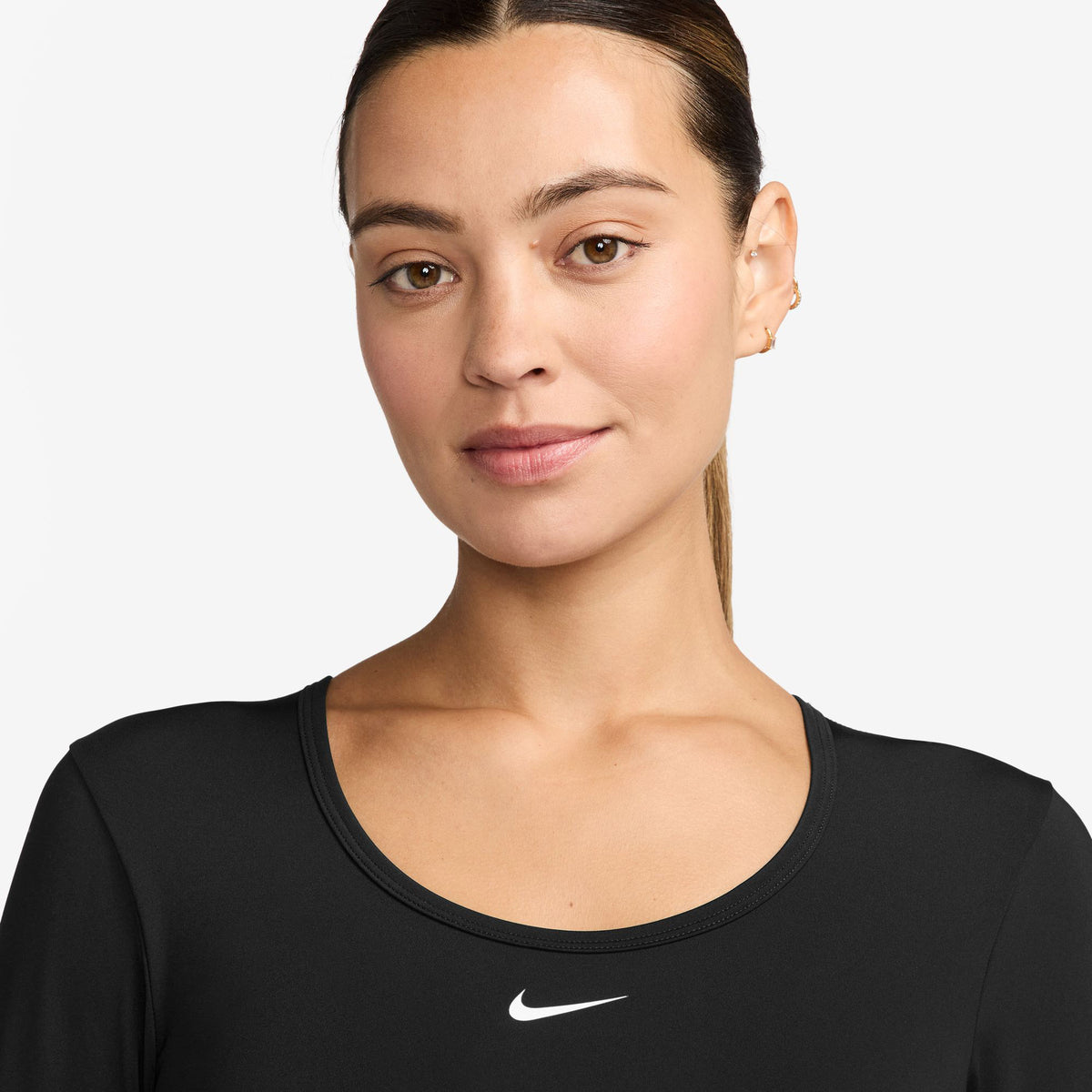 Nike Pro 365 Dri-fıt Crop Kadın Siyah T-shirt