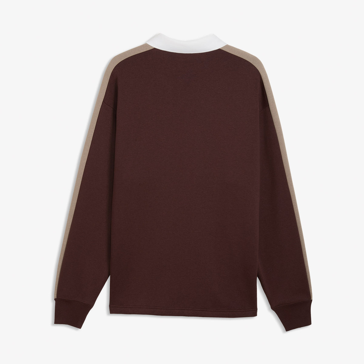 Puma T7 Relaxed Polo Crew Erkek Kahverengi Sweatshirt