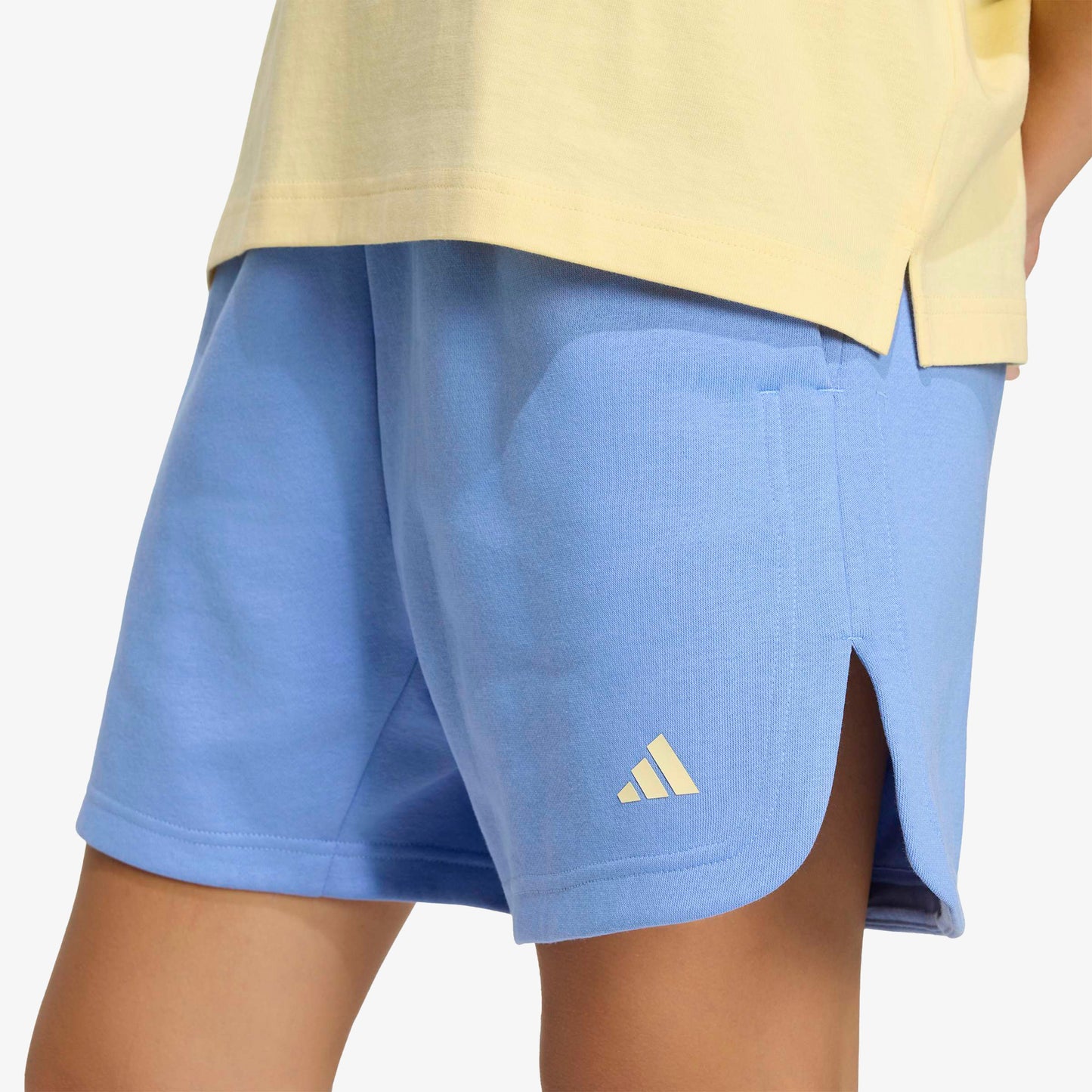 Adidas 3ss Fleece Kadın Mavi Şort