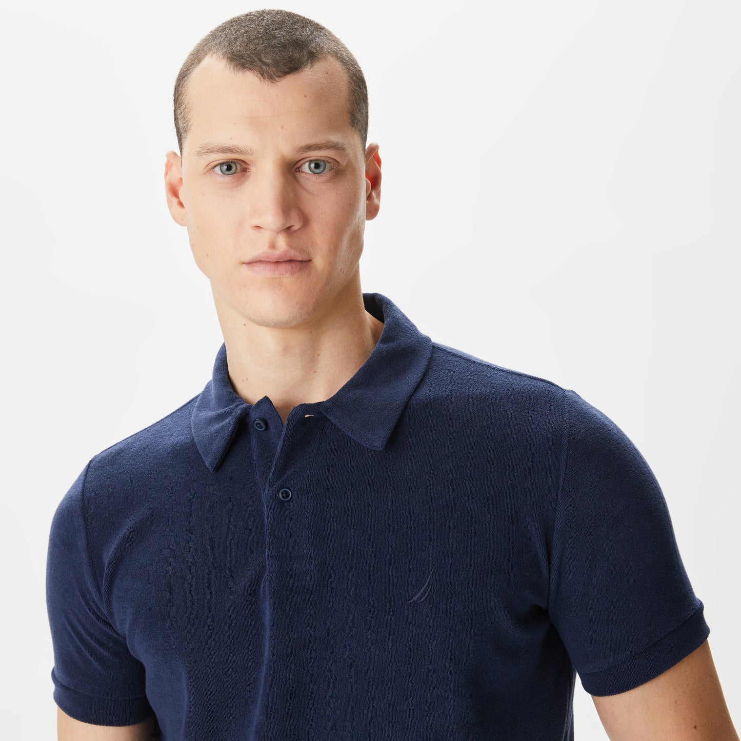 Nautica Erkek Lacivert Classic Fit Kısa Kollu Polo Yaka T-shirt