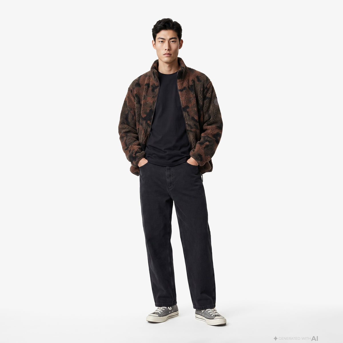 Unıted4 Regular Fit Erkek Kahverengi Mont
