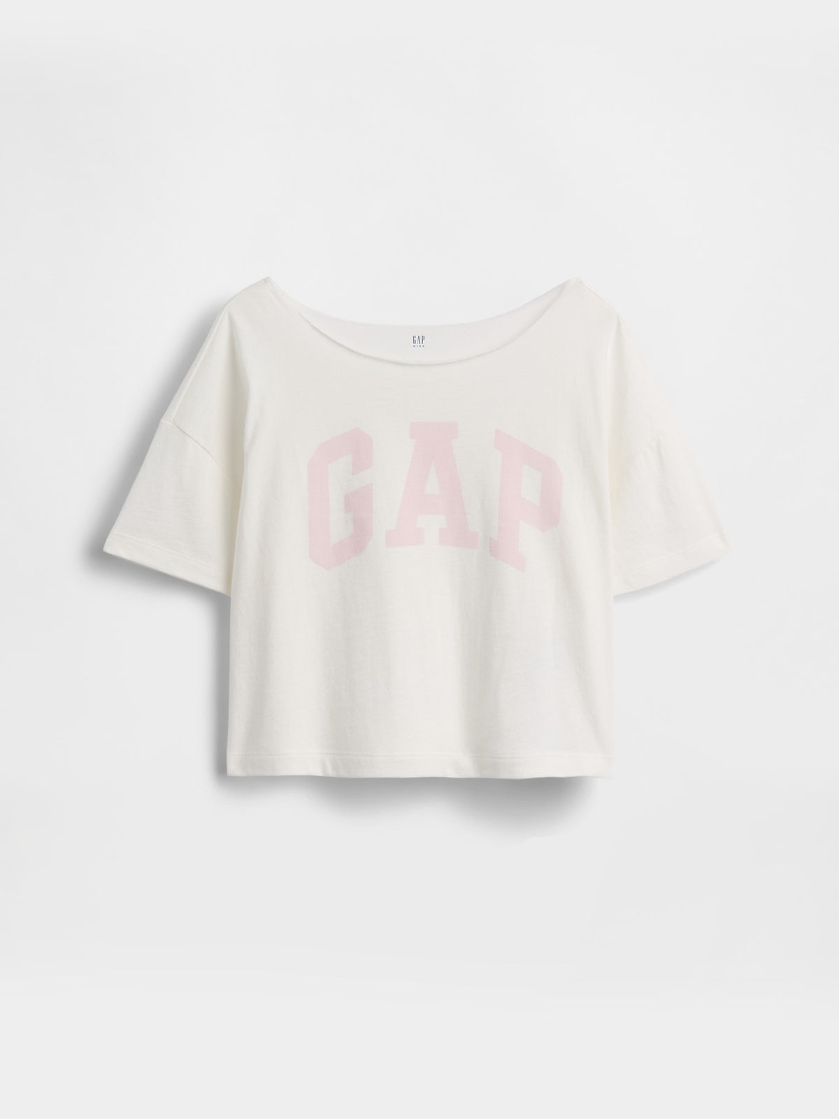 Beyaz Oversized Wide-neck T-shirt