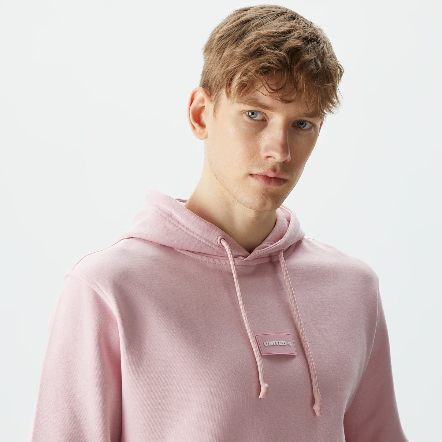 United4 Classic Erkek Pembe Hoodie