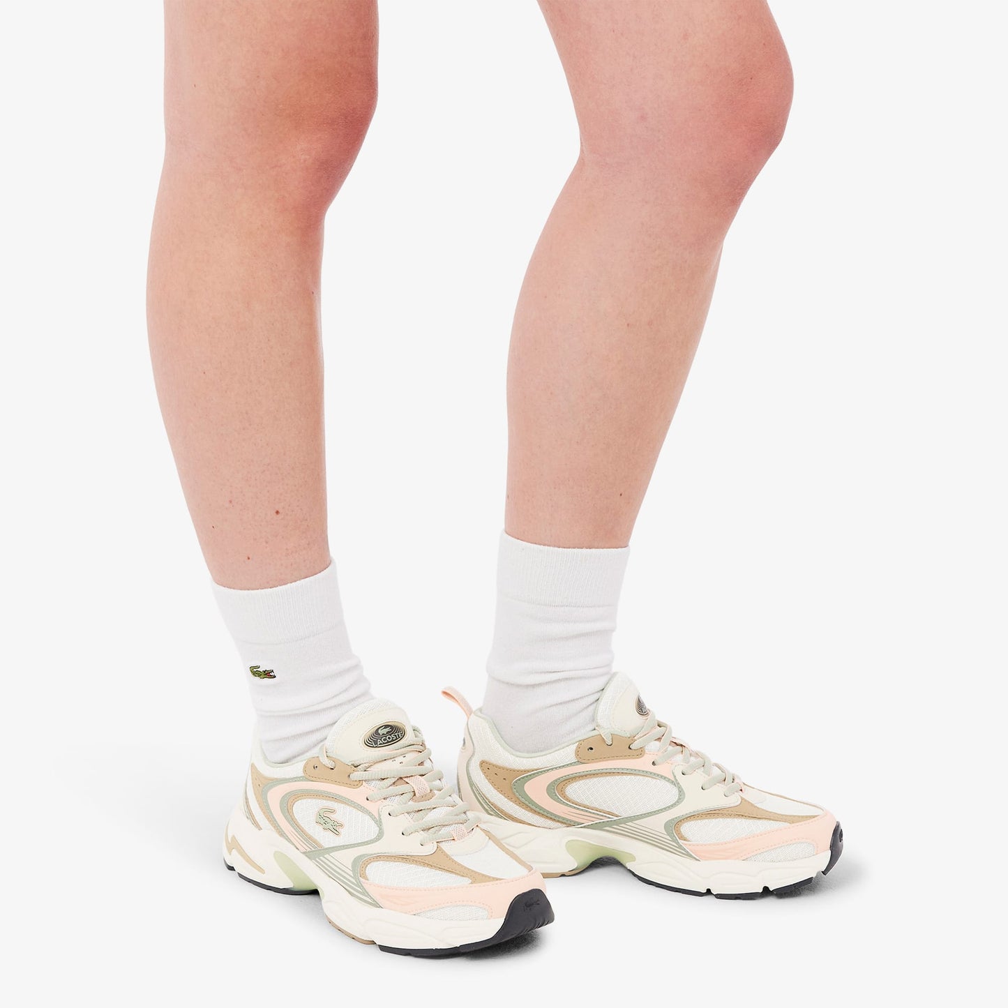 Lacoste Storm 96 2k Kadın Bej Spor Ayakkabı