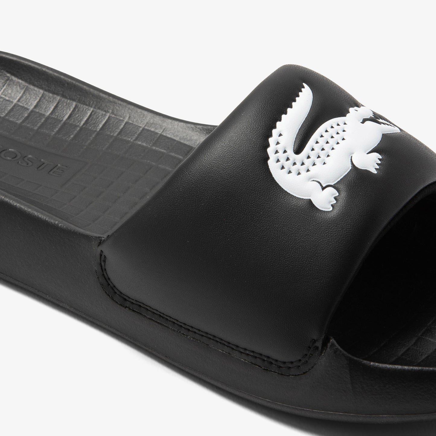 Lacoste Croco 1.0 Kadın Siyah Terlik