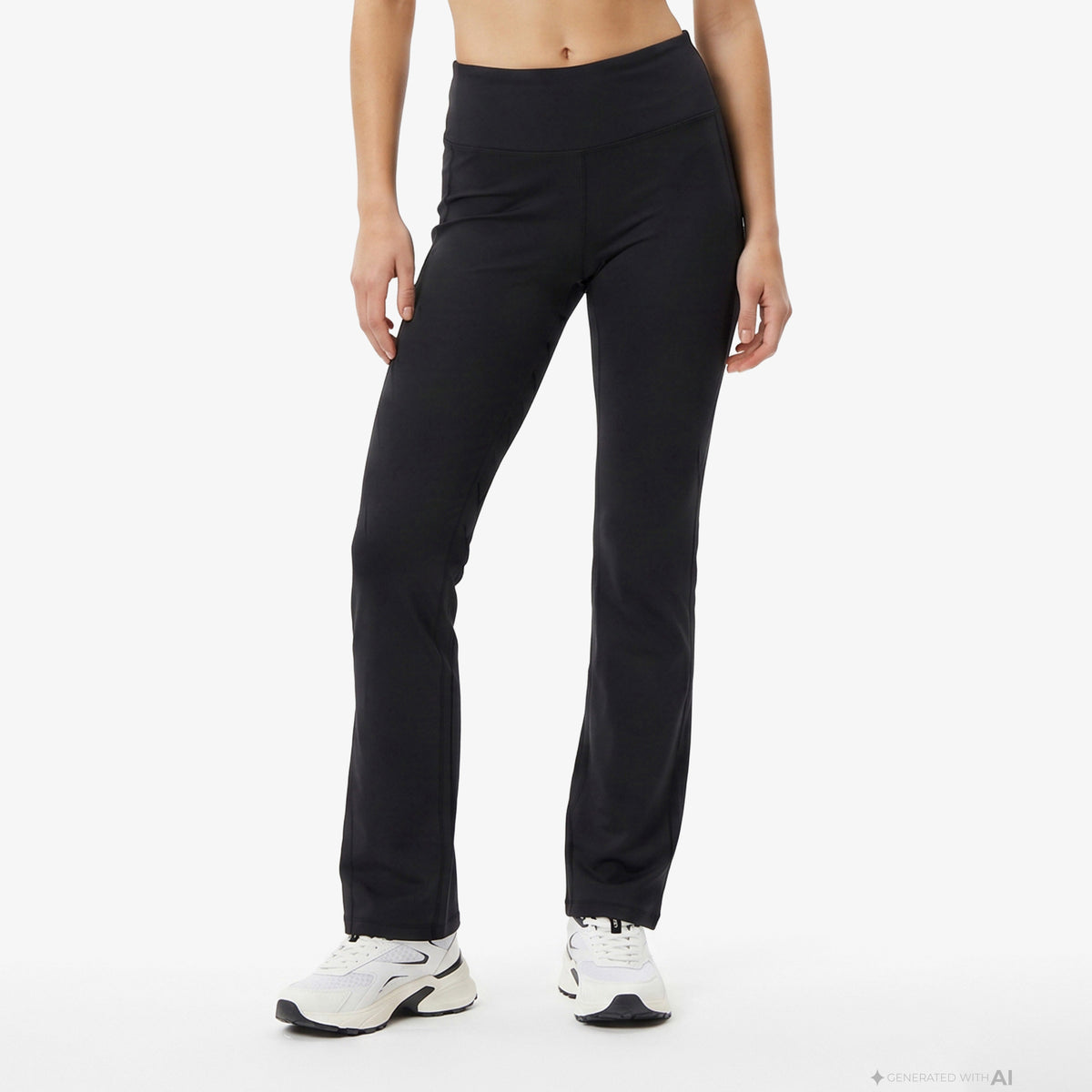 Calvin Klein Icon Sport Flare Kadın Siyah Tayt