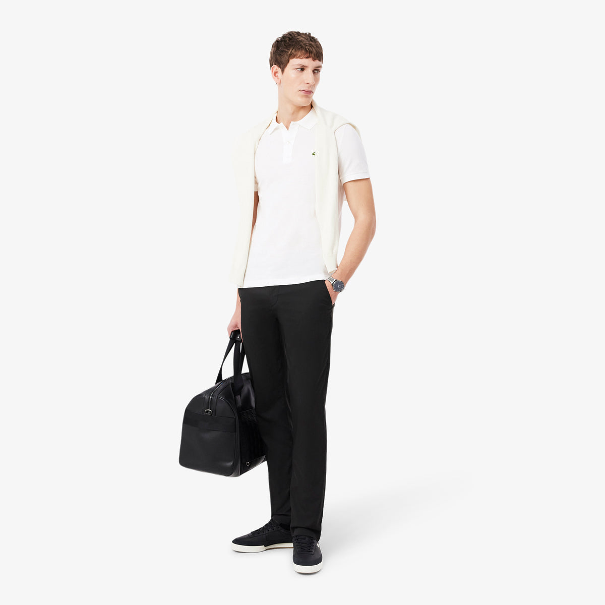 Lacoste L.12.12 Erkek Slim Fit Beyaz Polo