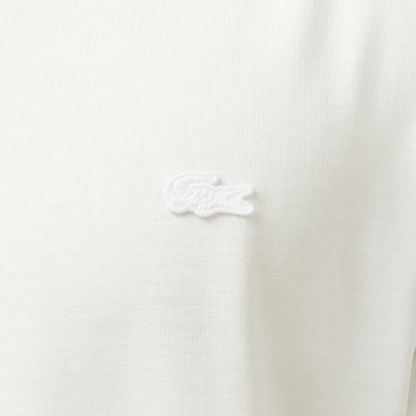 Lacoste Erkek Relaxed Fit Bisiklet Yaka Beyaz T-shirt