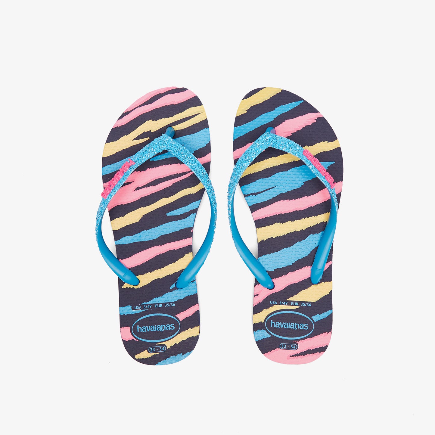 Havaianas Hav. Slim Glitter Çocuk Mavi Terlik