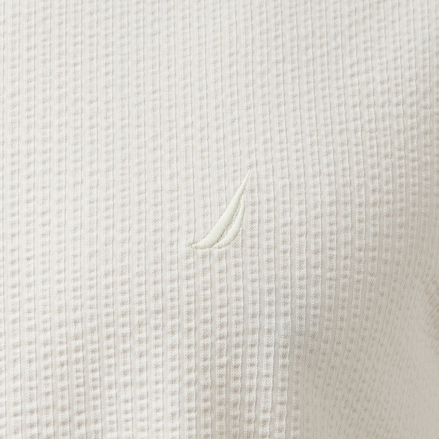Nautica Erkek Krem Comfort Fit T-shirt