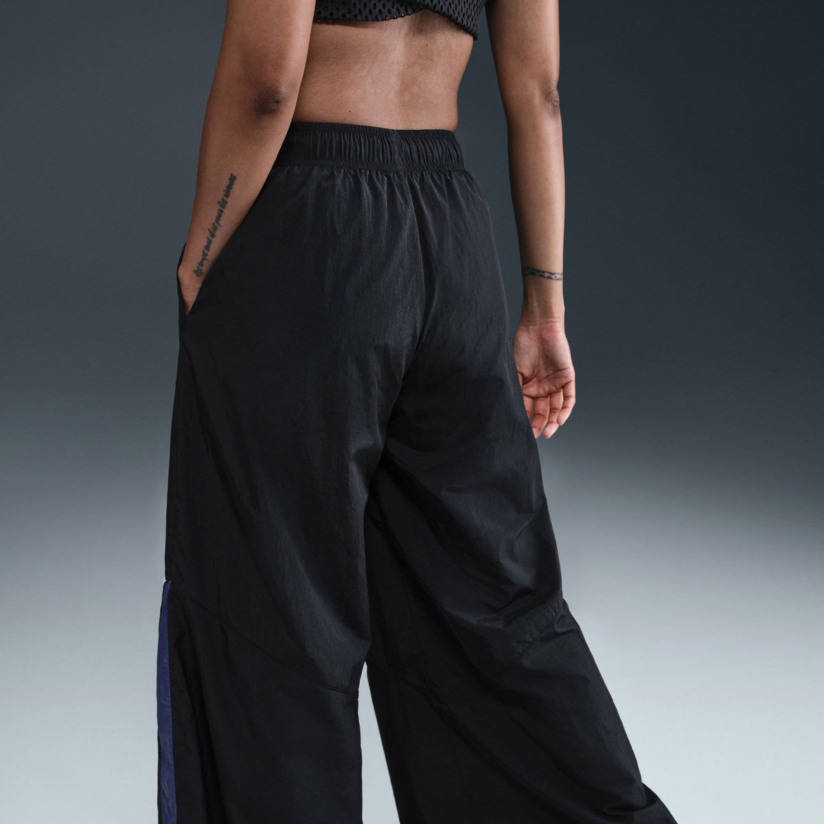 Nike Sportswear Wide Leg Kadın Siyah Eşofman Altı