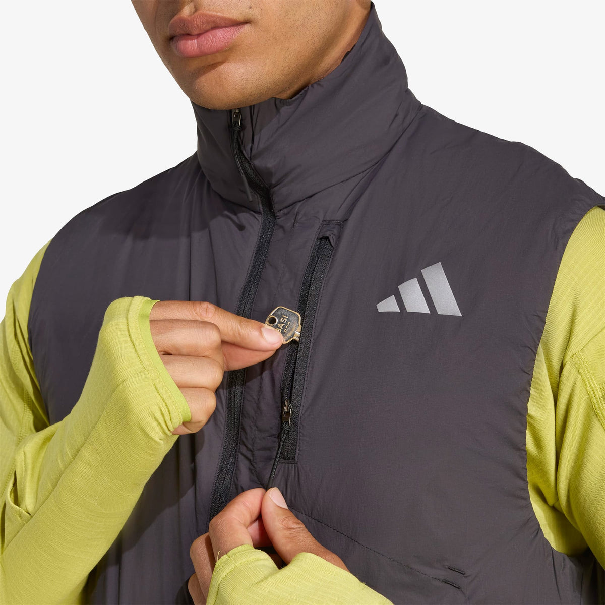 Adidas Adi365 Running Climawarm Erkek Siyah Koşu Yeleği