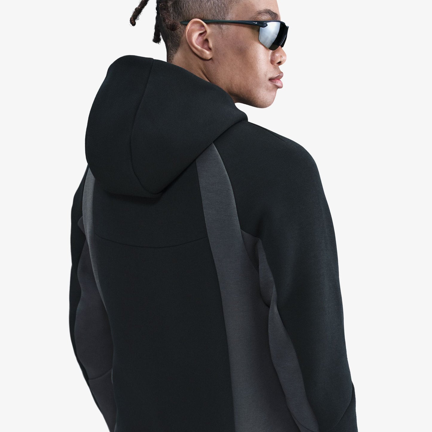 Nike Tech Fleece Windrunner Erkek Siyah Ceket