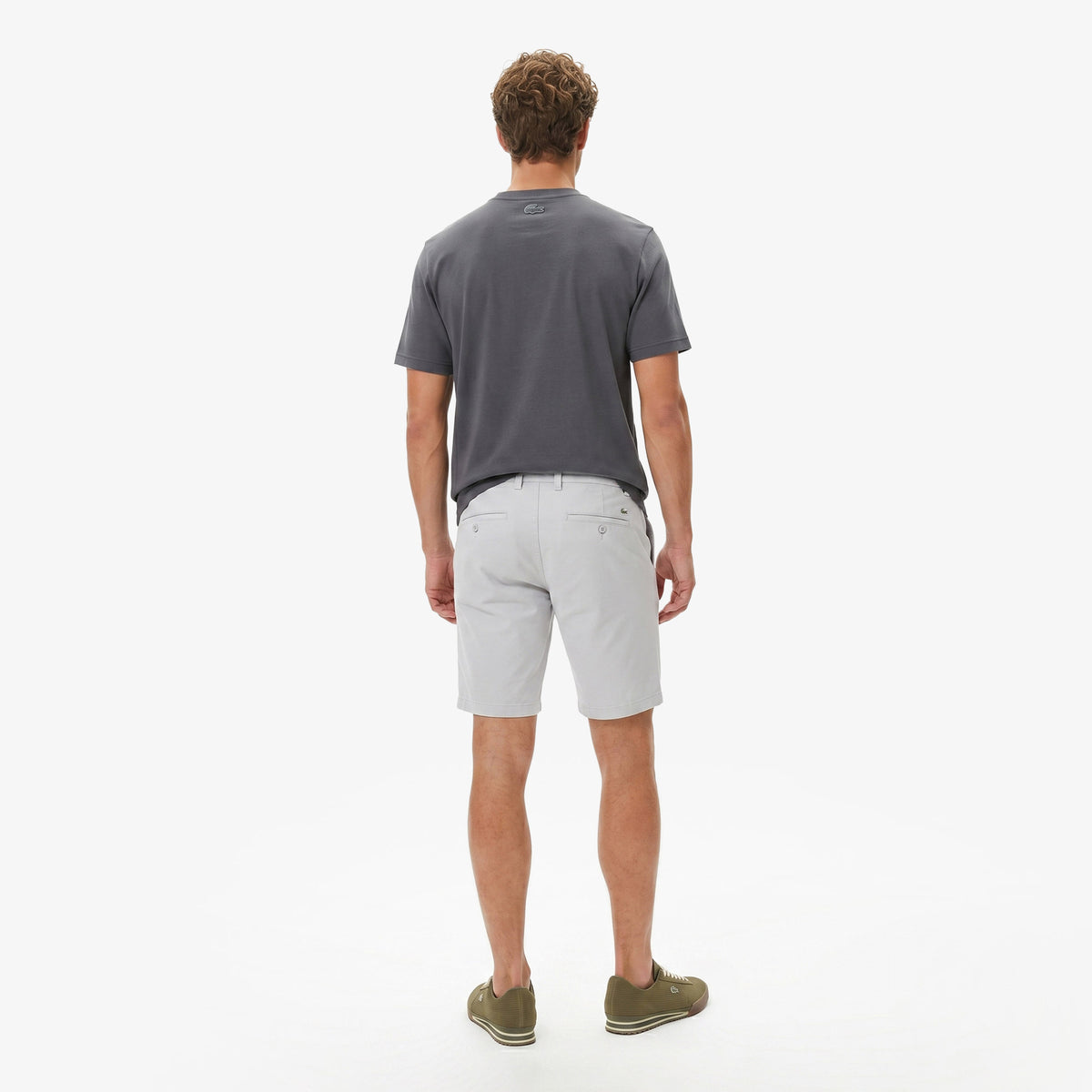 Lacoste Slim Fit Erkek Gri Şort