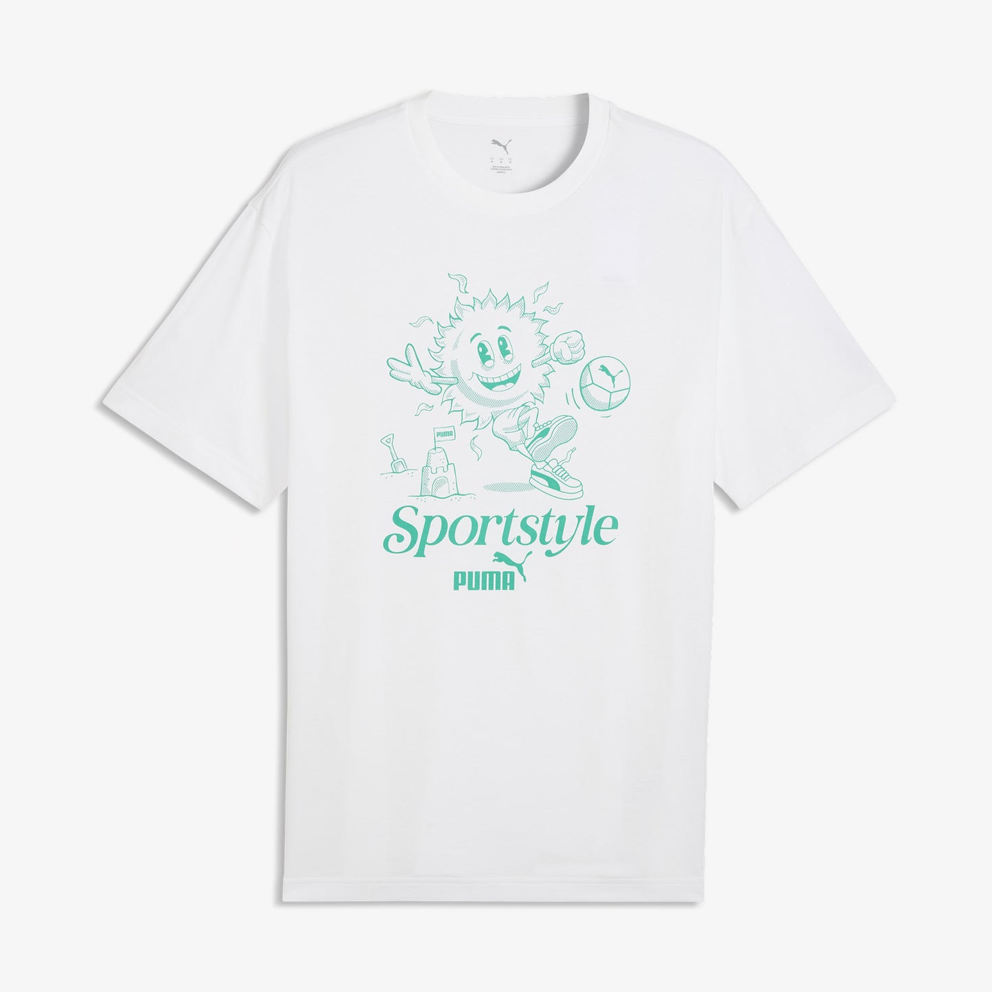Puma Graphic Erkek Beyaz T-shirt