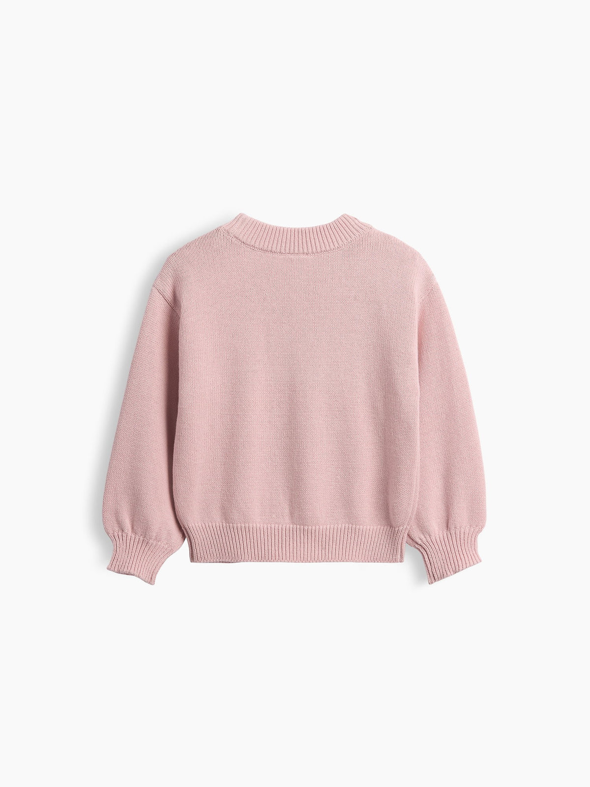 Pembe Bisiklet Yaka Kazak